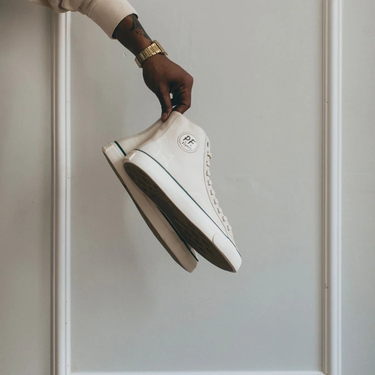 All-American High-Top Antique White/Vintage Green - Image 9