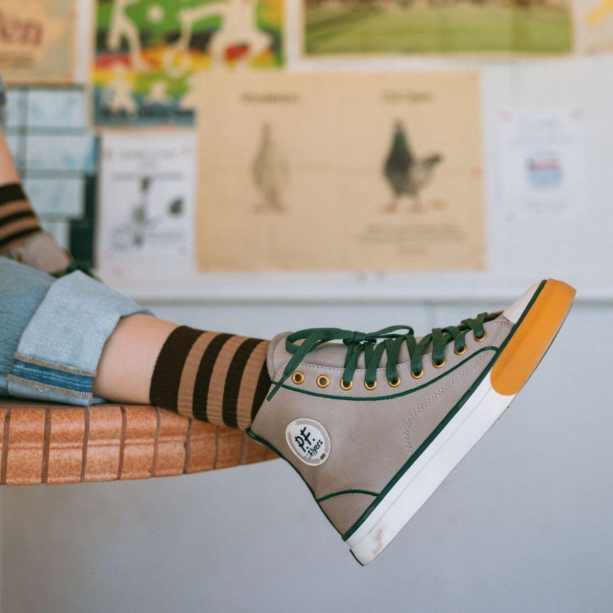 All-American High-Top Gray/Green - Image 14