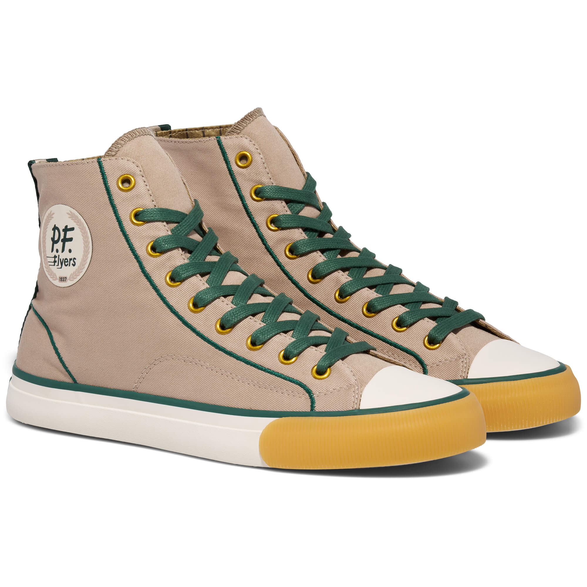 All-American High-Top Gray/Green - Image 3