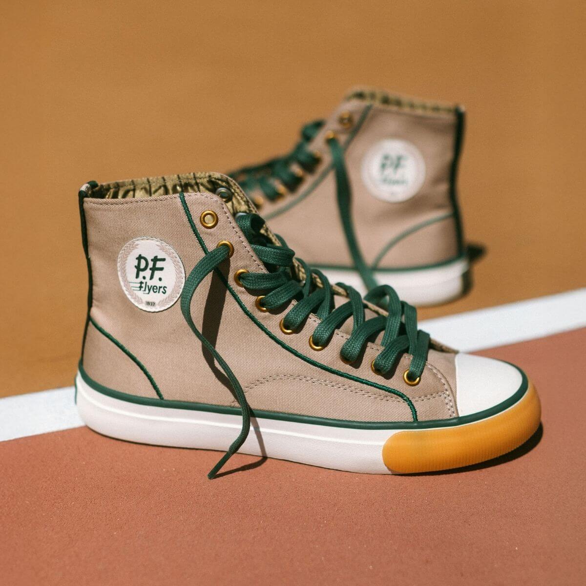 All-American High-Top Gray/Green - Image 5