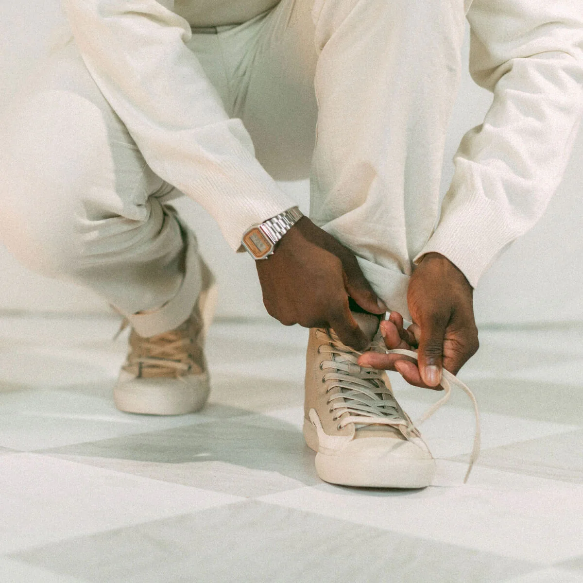 All-American High-Top Taupe/Sea Salt - Image 18