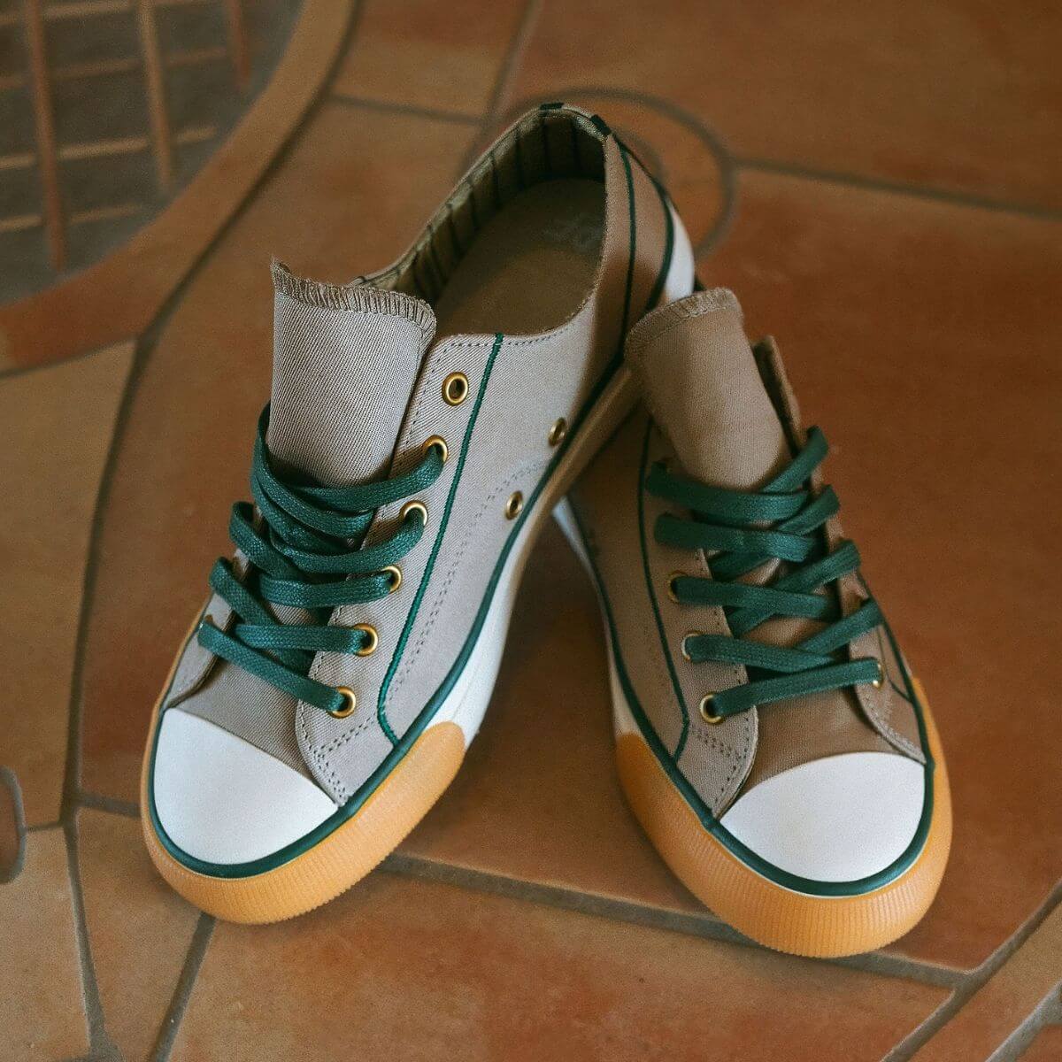 All-American Low-Top Gray/Green - Image 5