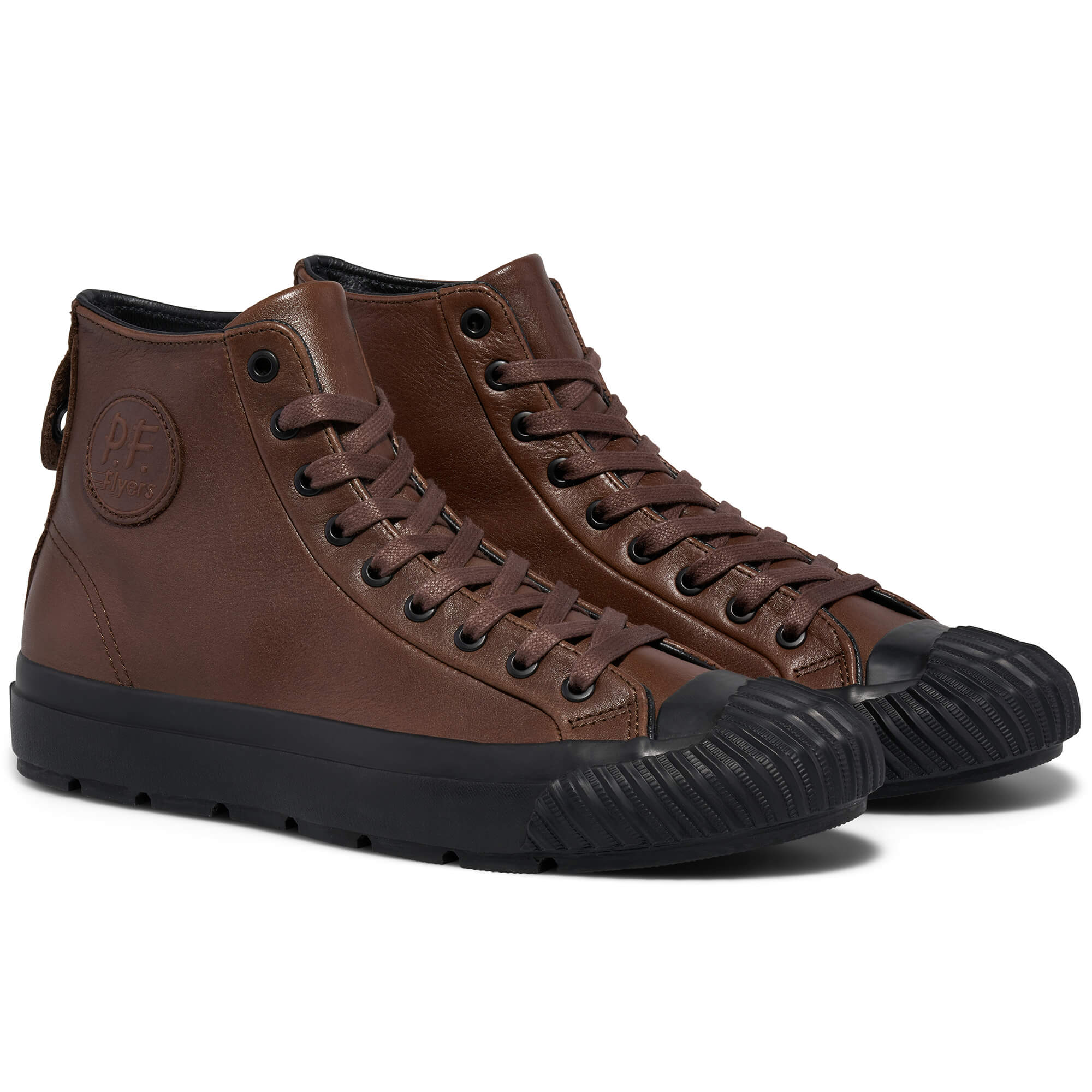 Grounder High-Top Brown/Leather - Image 3