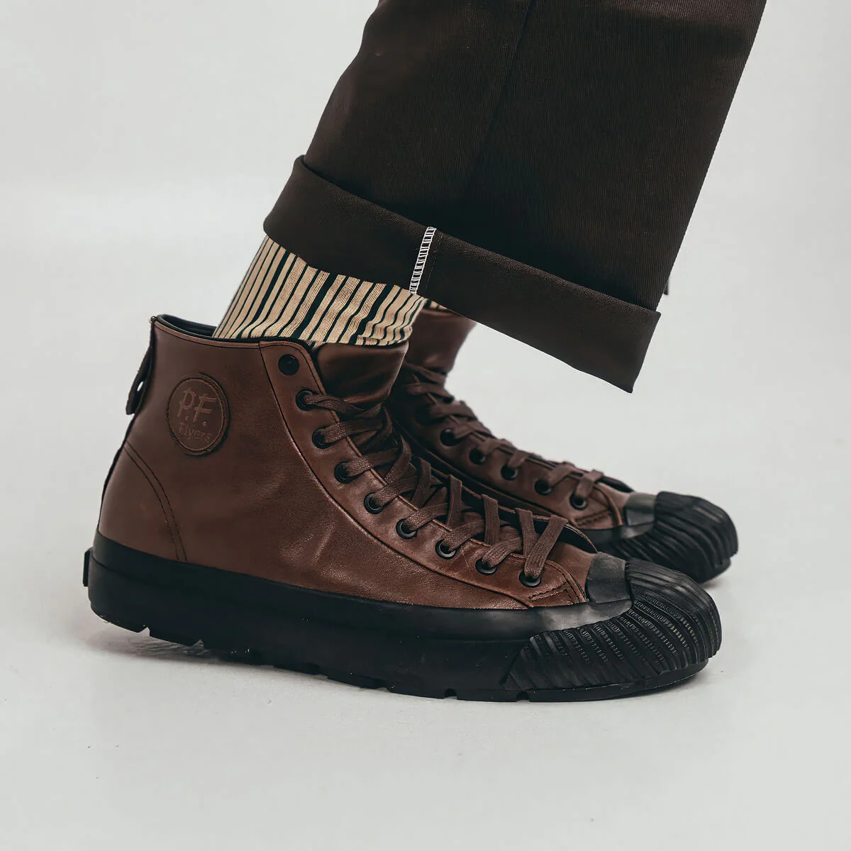 Grounder High-Top Brown/Leather - Image 5