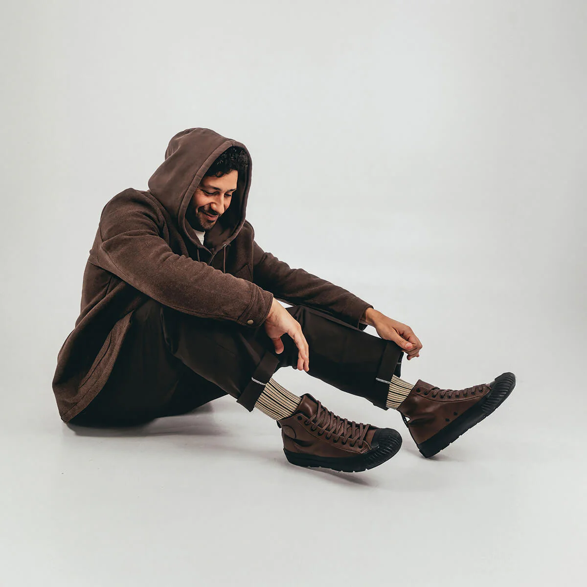 Grounder High-Top Brown/Leather - Image 8