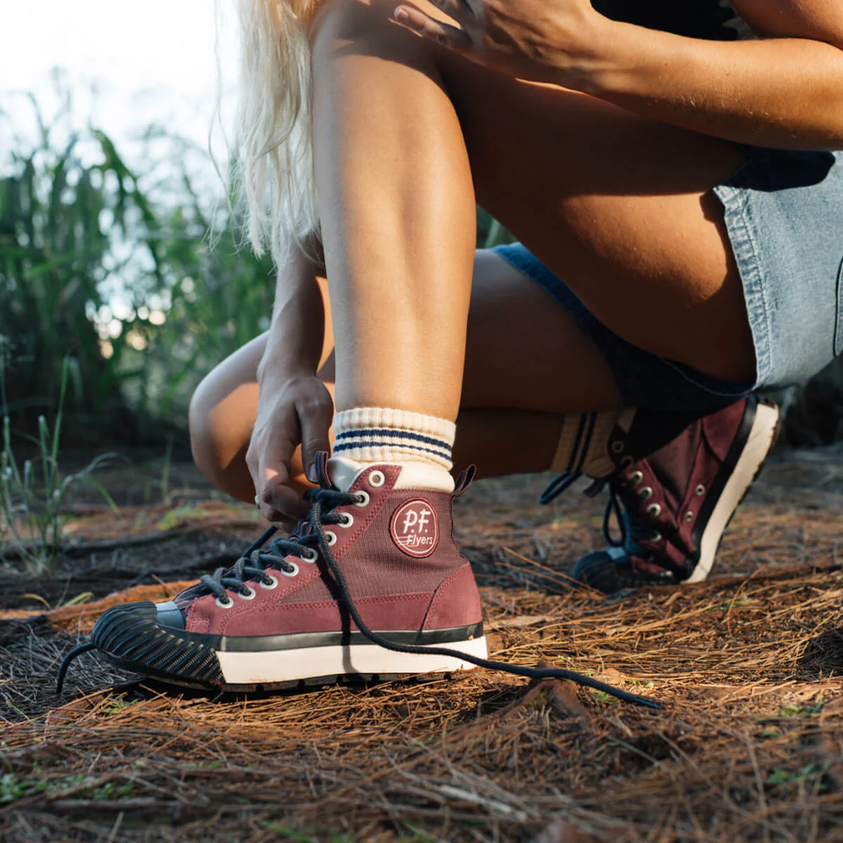 Grounder High-Top Hiker Burgundy/Black - Image 11