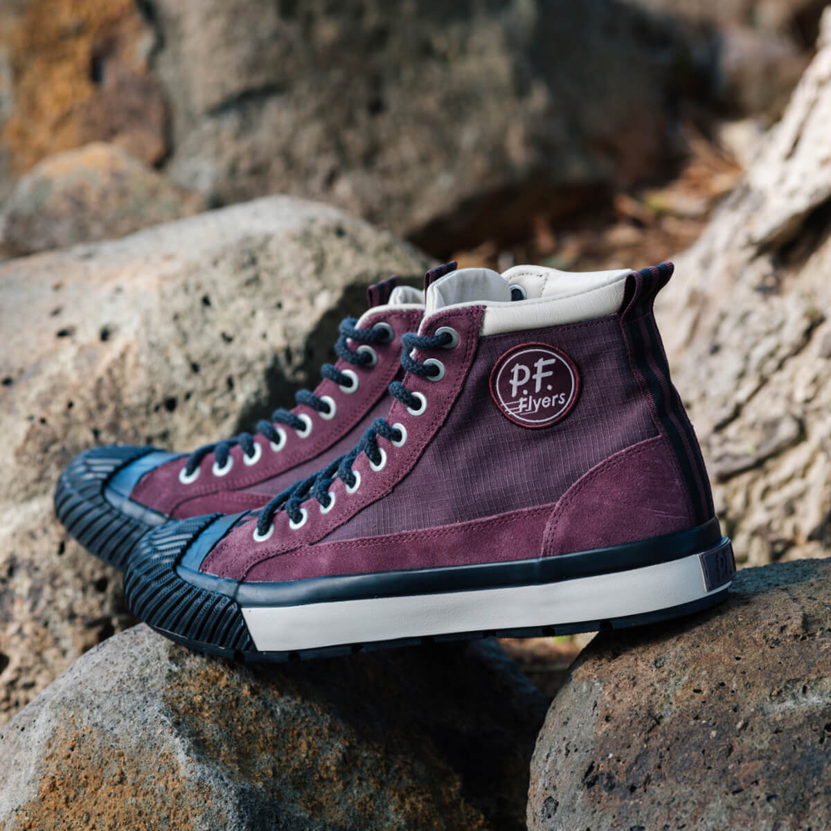 Grounder High-Top Hiker Burgundy/Black - Image 12