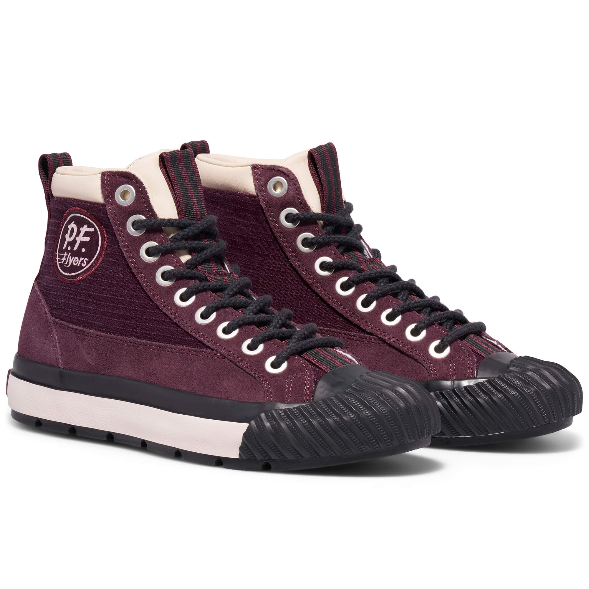 Grounder High-Top Hiker Burgundy/Black - Image 3
