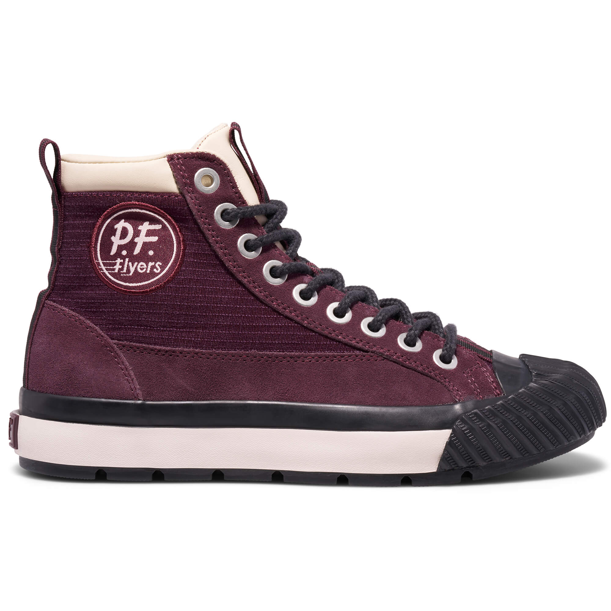 Grounder High-Top Hiker Burgundy/Black - Image 4