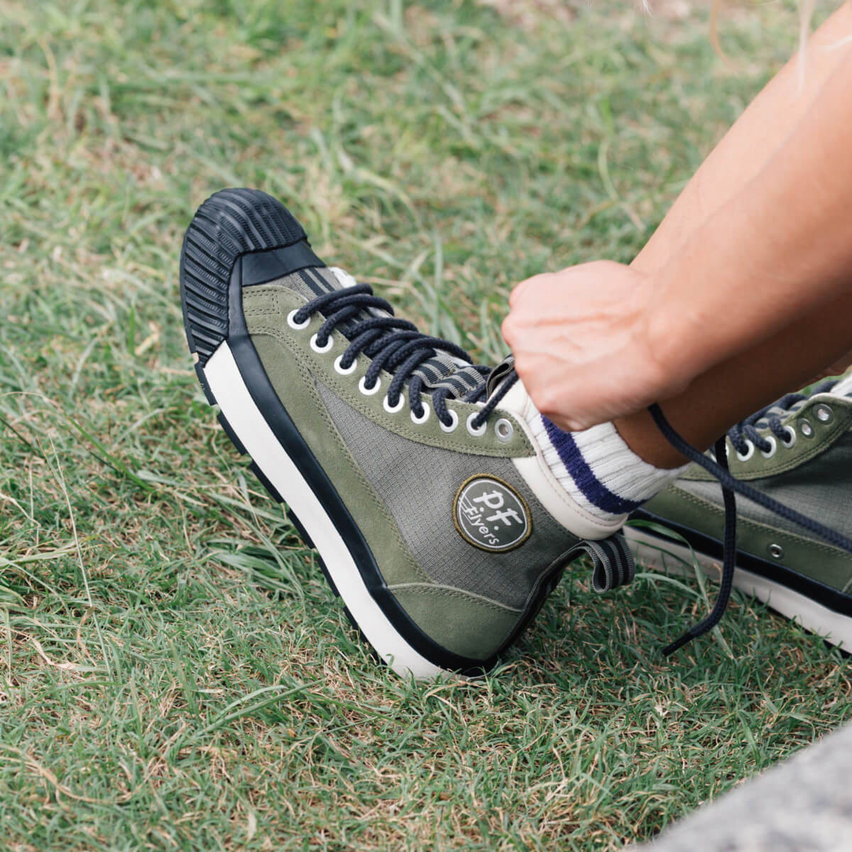 Grounder High-Top Hiker Military Green/Black - Image 12