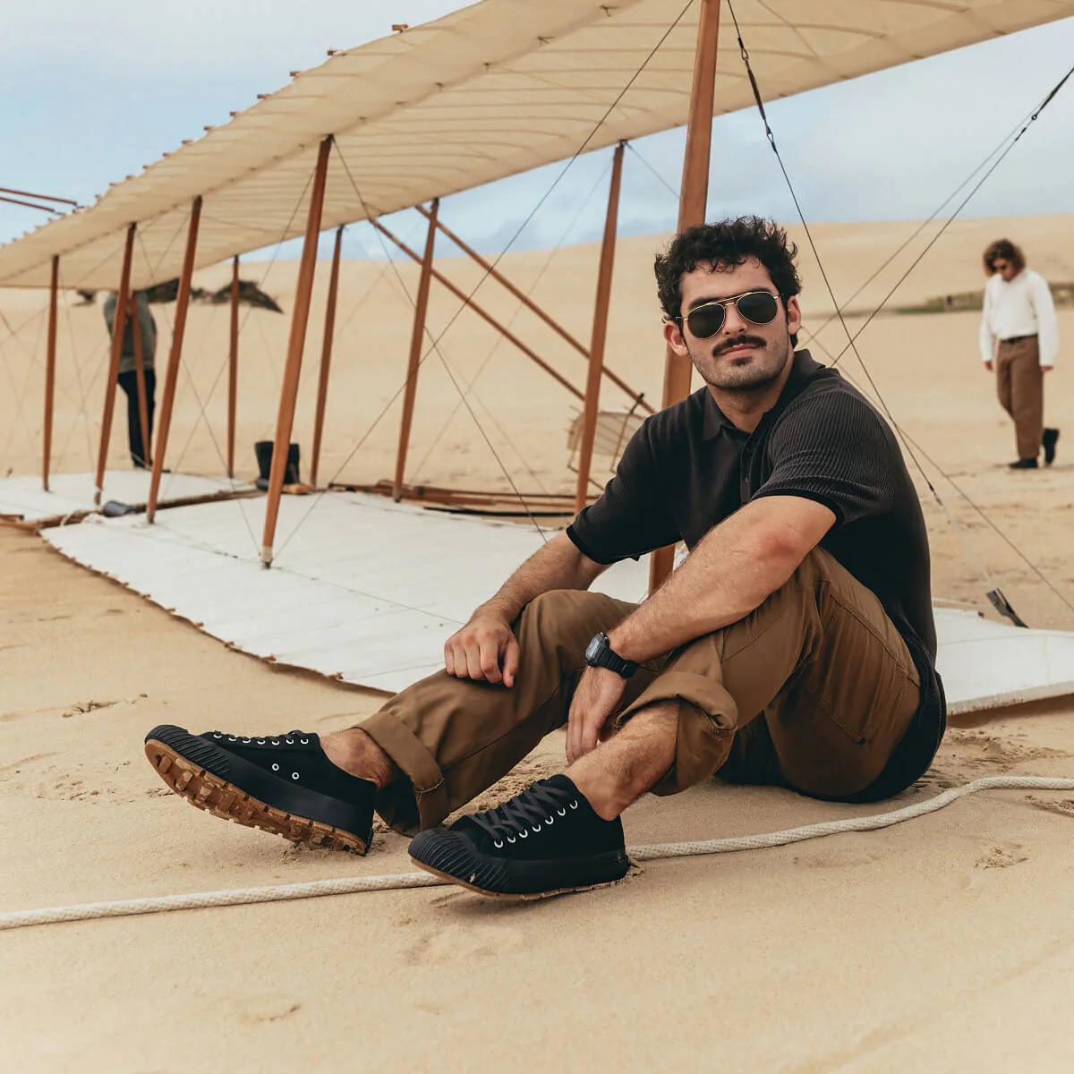 Grounder Low-Top Black/Black - Image 4