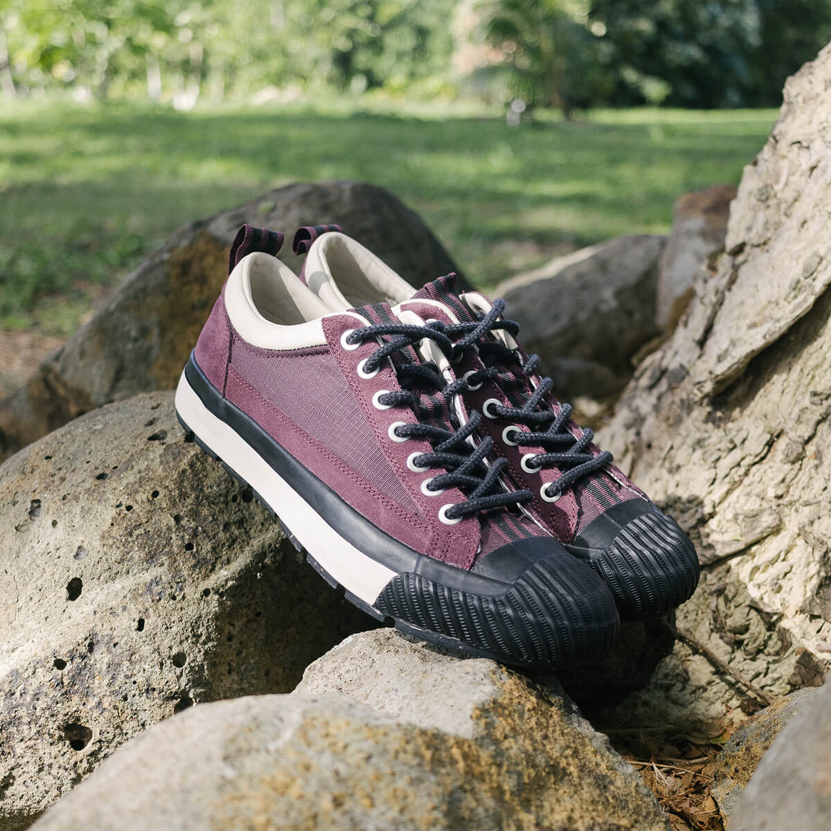 Grounder Low-Top Hiker Burgundy/Black - Image 5