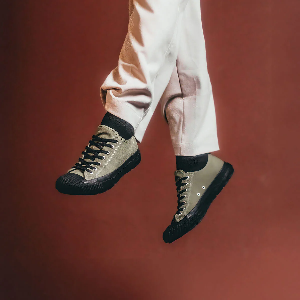 Grounder Low-Top Olive/Black - Image 8