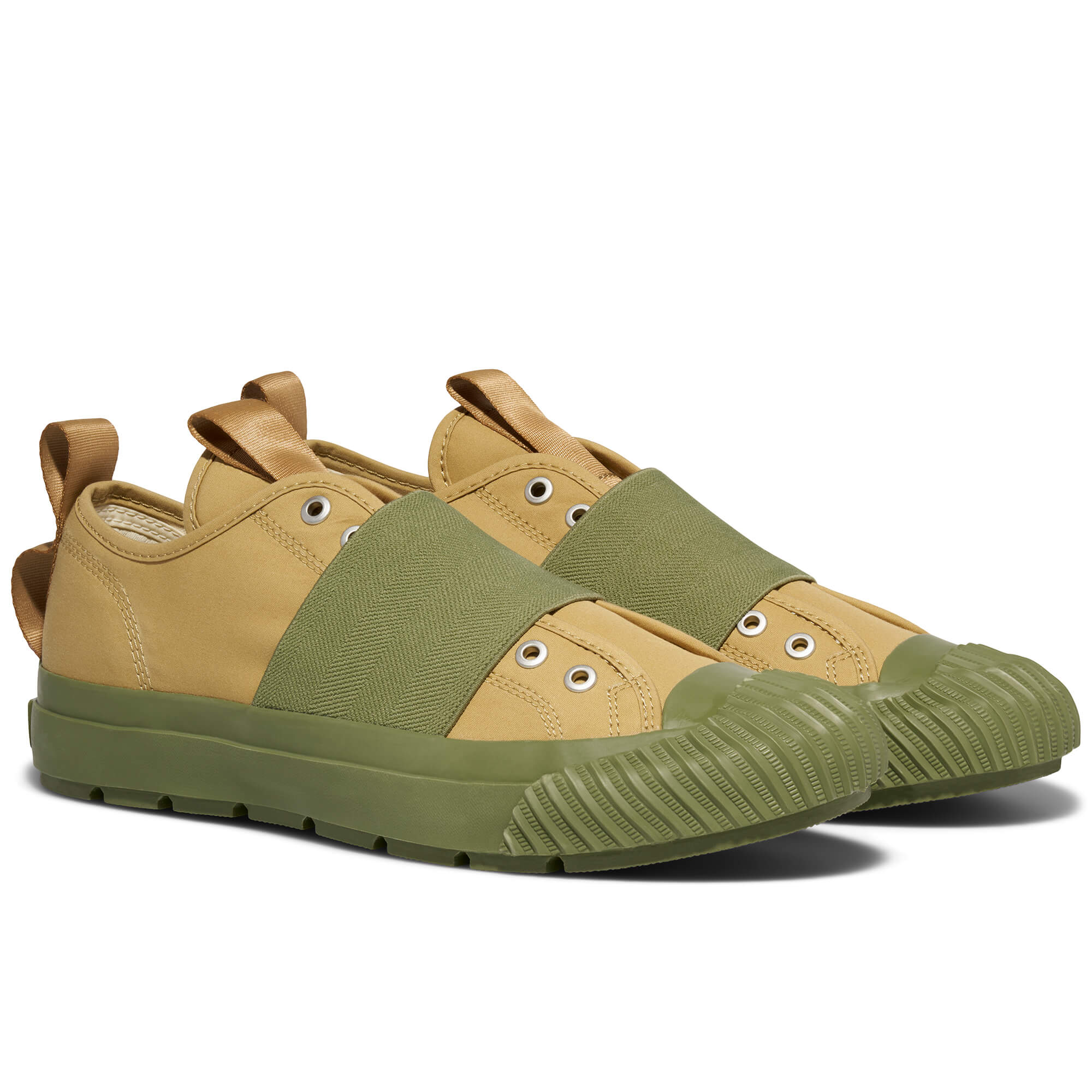 Grounder x Engineered Garments Low-Top Khaki/Olive - Image 7